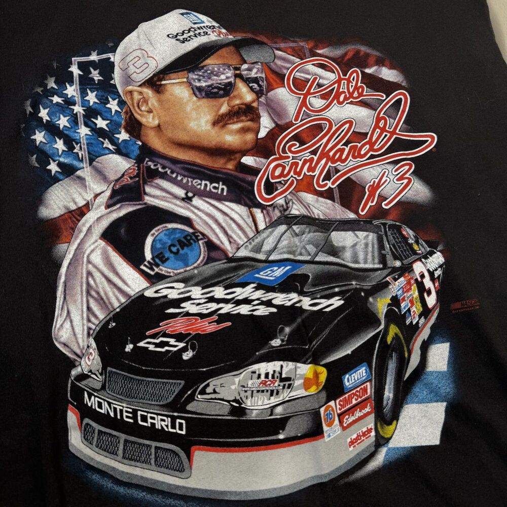 Vintage 90s Dale Earnhardt Shirt Mens XL Chase Authentics NASCAR Racing 1998